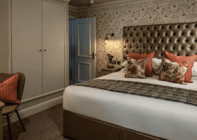 Bespoke headboards, contract furniture, and soft furnishings at The Millstone Mellor, creating a stylish and comfortable interior.