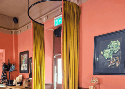 Interior of The Griffin Inn Swithland, featuring contract furniture and soft furnishings, blending heritage charm with contemporary comfort.