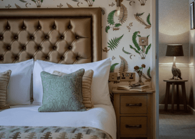 Bespoke headboards, contract furniture, and soft furnishings at The Millstone Mellor, creating a stylish and comfortable interior.