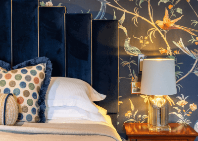 Bespoke hotel furniture featuring bright and modern tones, durable finishes and a welcoming contemporary style for guests.