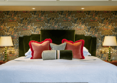Bespoke hotel furniture featuring bright and modern tones, durable finishes and a welcoming contemporary style for guests.