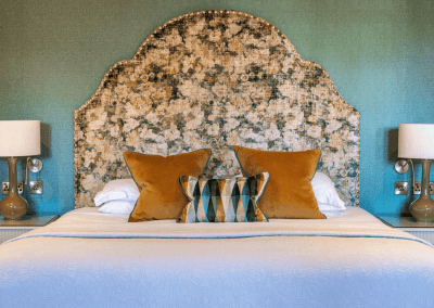Bespoke hotel furniture featuring calm and serene tones, durable finishes, and statement pieces for a truly unique style.