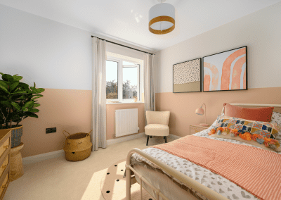 Interiors of Cameron Homes show homes featuring bespoke curtains and blinds by Jameson Seating, complementing family-friendly, modern living spaces.