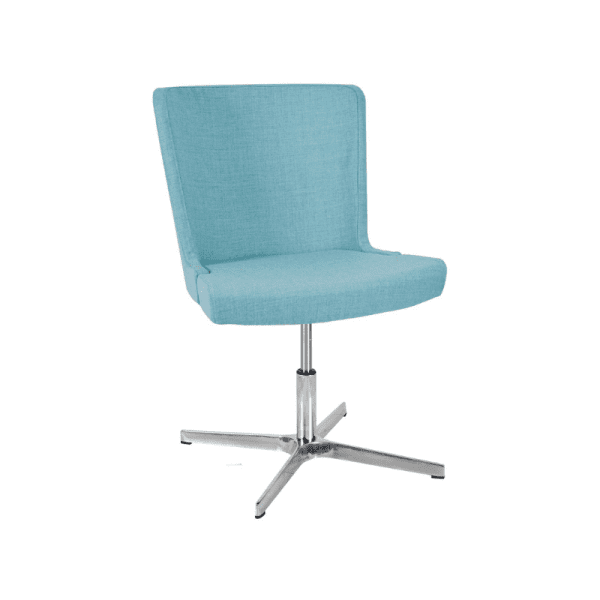 An image of a dining chair showing its frame, seat and backrest.