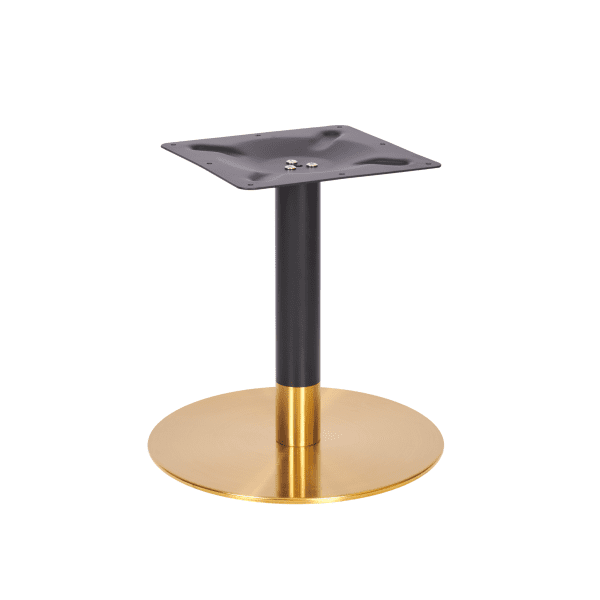 Zeus Round Brass & Black