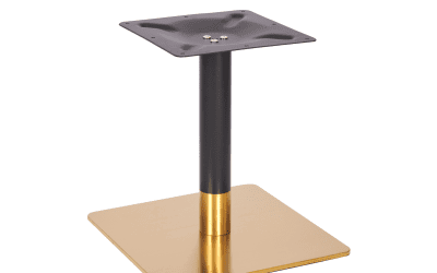 Zeus Square Brass & Black